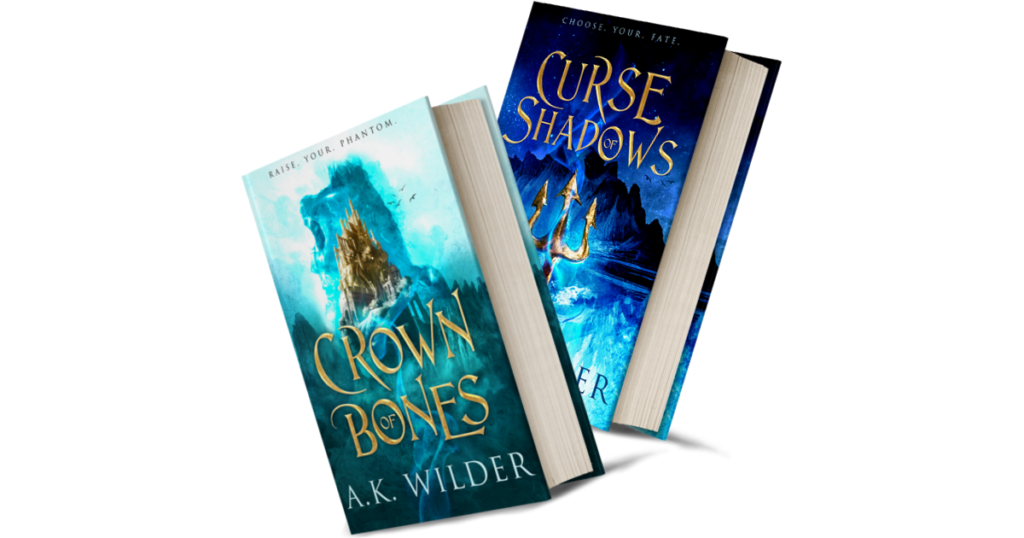 Crow of Bones and Curse of Shadows by AK Wilder